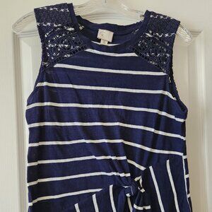 **NWT** Anthropologie by Anthropologie sleeveless, striped shirt